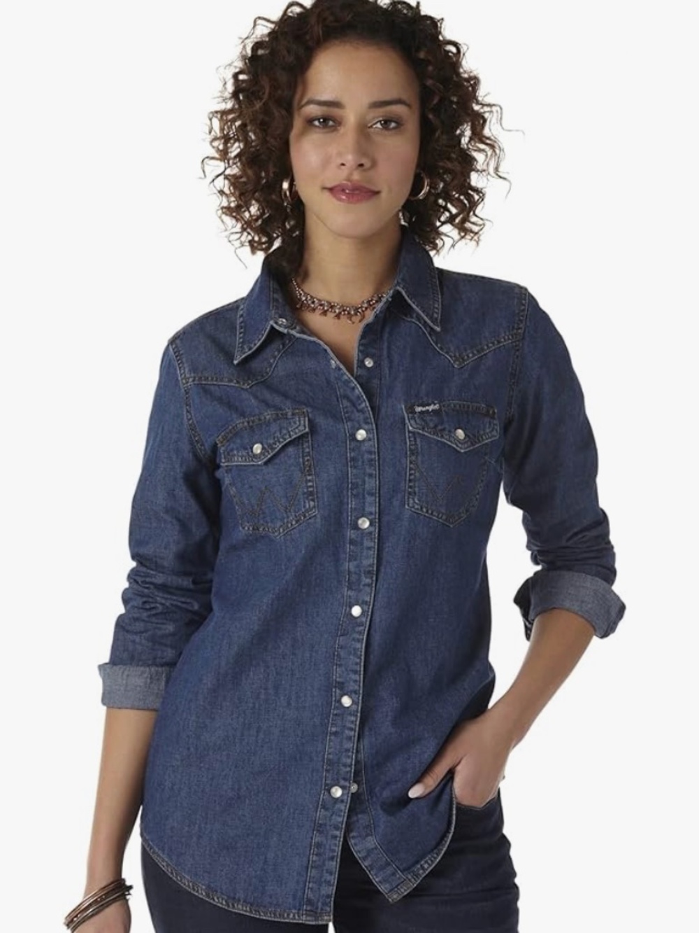 Wrangler slim cut womens western style